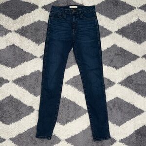 Madewell 10” high-rise skinny size 25
